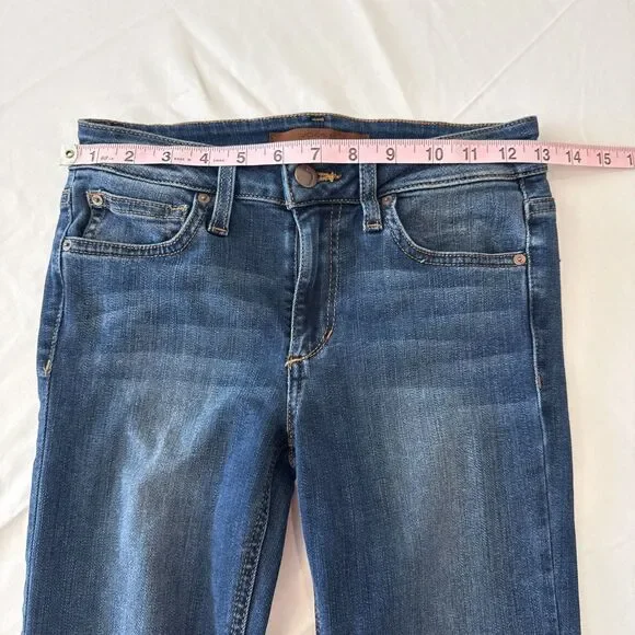 Joes Jeans Womens Sz 26x33 Icon Flare Blue Mid Rise Flawless Boho Y2K 90s Vibes - Picture 6 of 10
